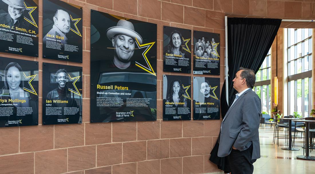 Brampton Walk of Fame Exhibit