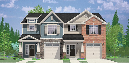 Artist Rendering of a House in Brampton