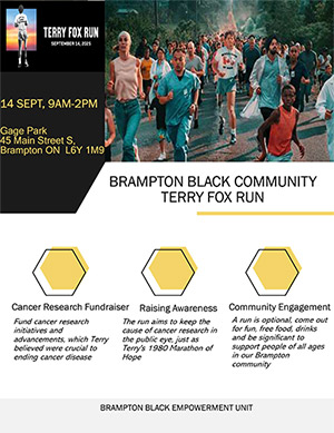Brampton Black Community Terry Fox Run