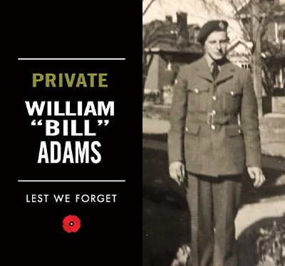 Private William “Bill” Adams