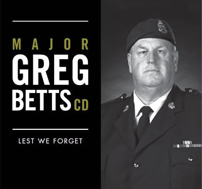 Major Greg Betts, CD