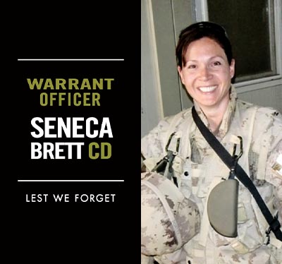 Warrant Officer Seneca Brett, CD