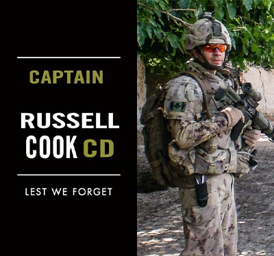 Captain Russell Cook, CD