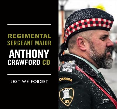 Regimental Sergeant Major Anthony Crawford, CD