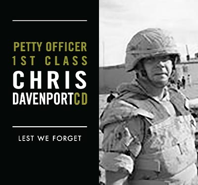 Petty Officer 1st Class Chris Davenport, CD