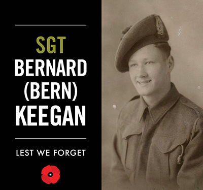 SGT Bernard (Bern) Keegan