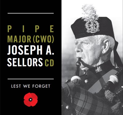 Pipe Major (CWO) Joseph A. Sellors, CD