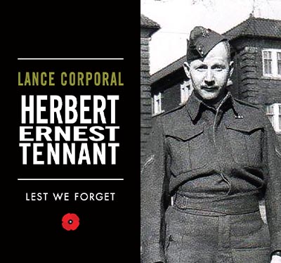 Lance Corporal Herbert Ernest Tennant