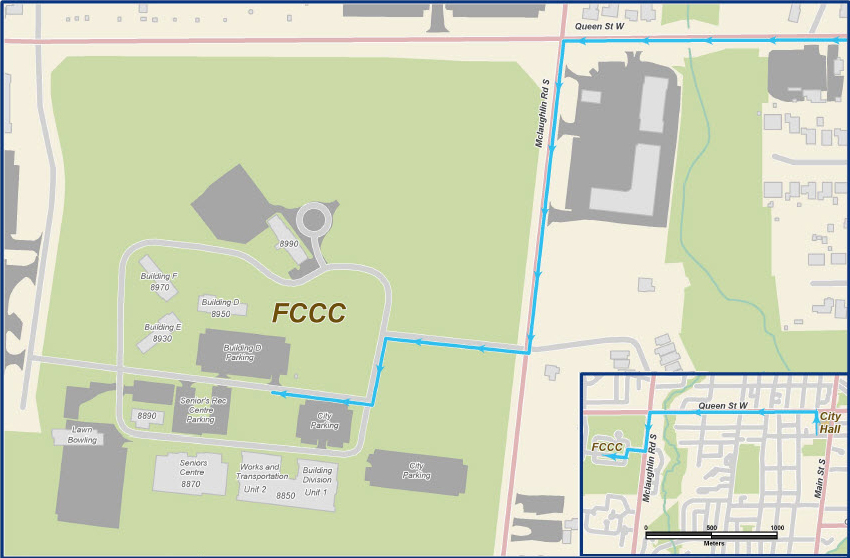 Map of Flower City Community Campus