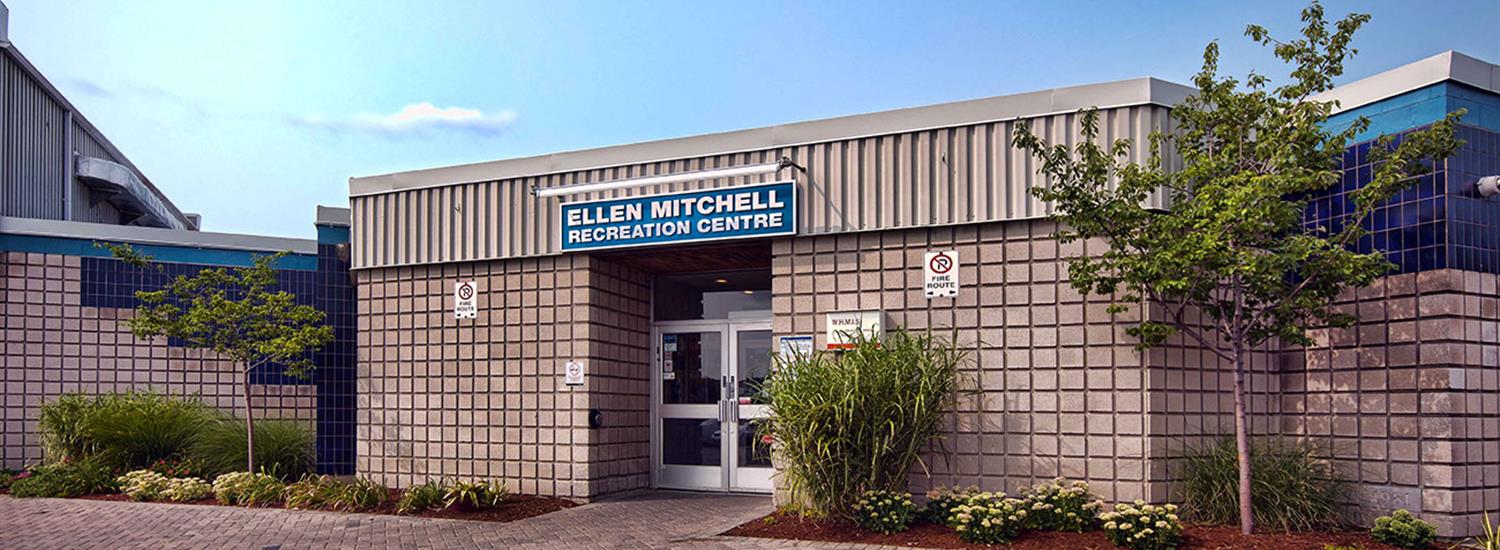 Entrance to Ellen Mitchell Recreation Centre
