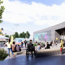 Century Gardens Youth Hub - Architectural Rendering