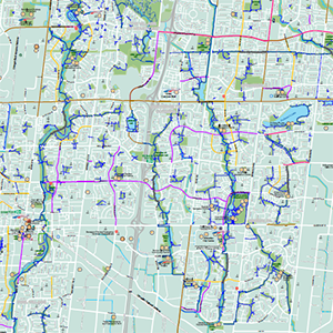 Brampton Cycling Map